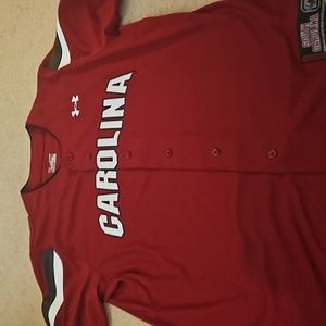 Mens Gamecocks Under Armour Baseball Jersey